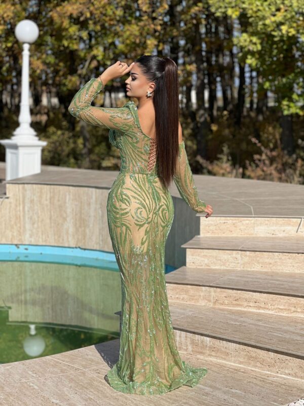 Green Sheer Embellished - Image 5