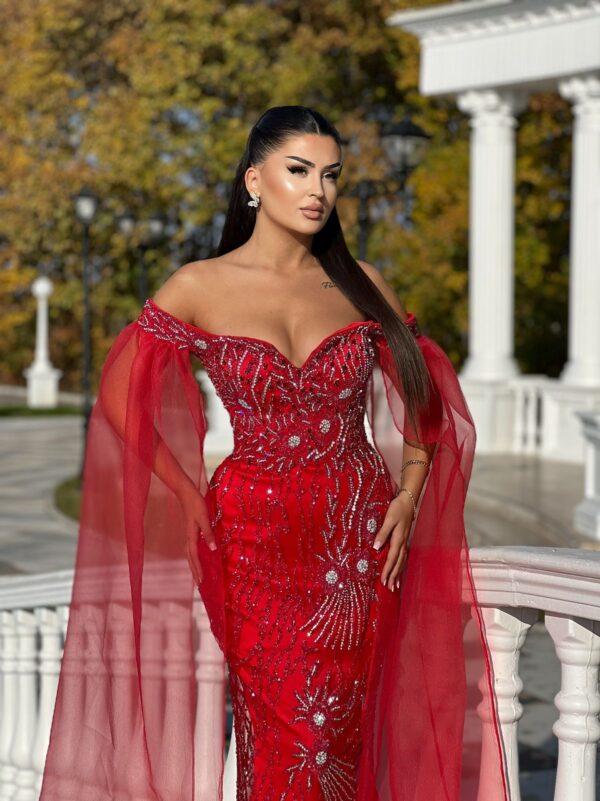 Crimson Queen Gown - Image 4