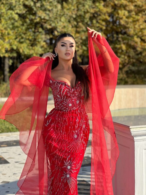 Crimson Queen Gown - Image 5