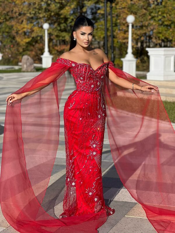 Crimson Queen Gown